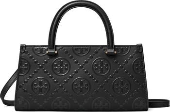 【関税送料込】Tory Burch T Monogram Small cutout tote T Monogram Small Zip Tote: Women's Designer Tote Bags | Tory