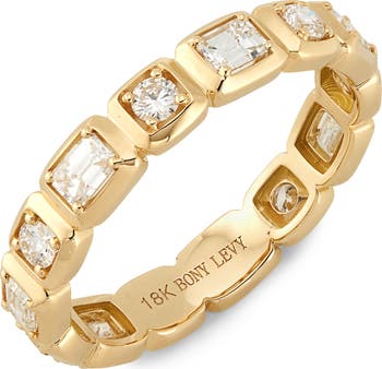 Maya Mixed Diamond Eternity Band