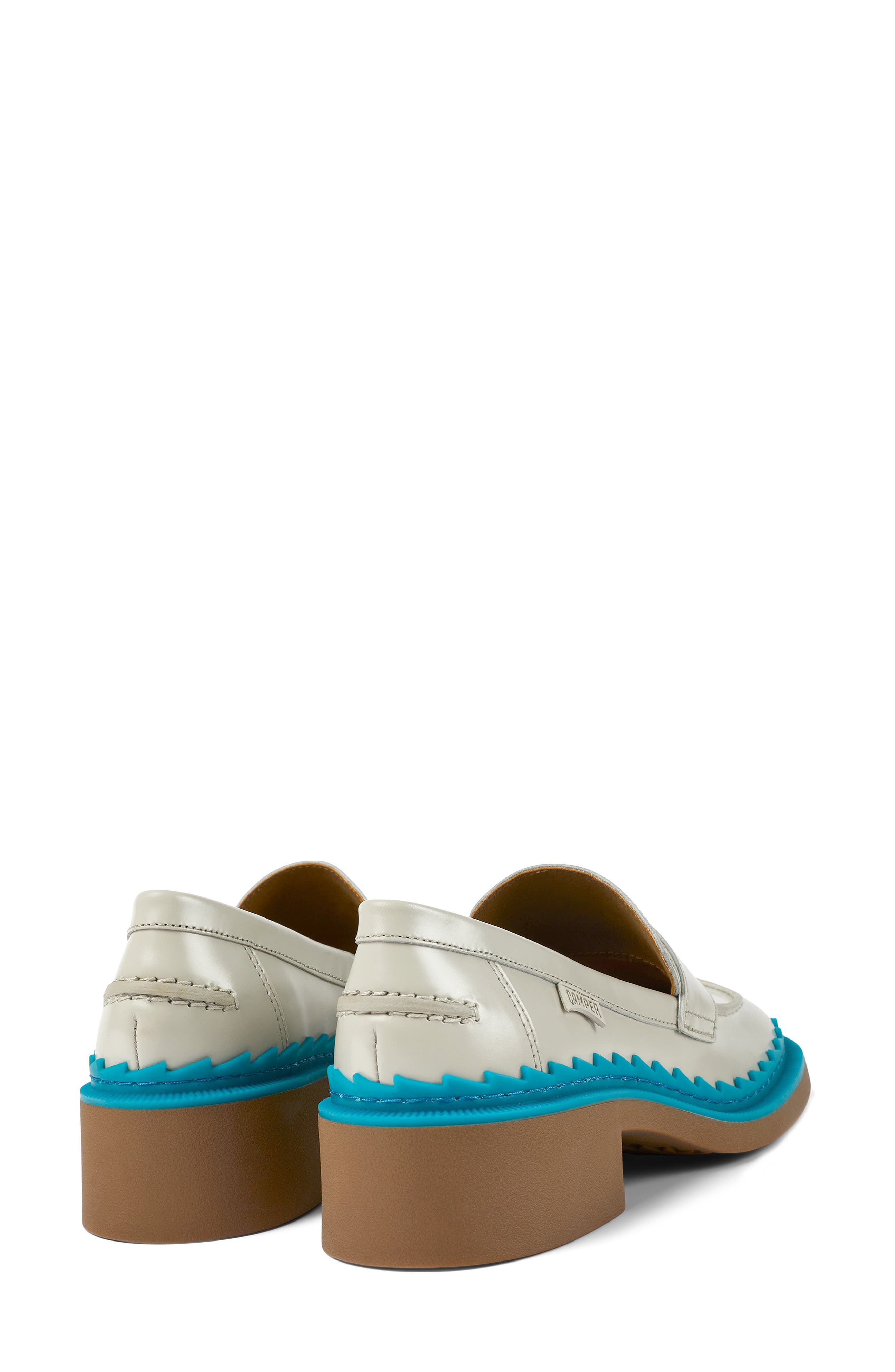 Camper Twins Mismatched Penny Loafers, Alternate, color, 