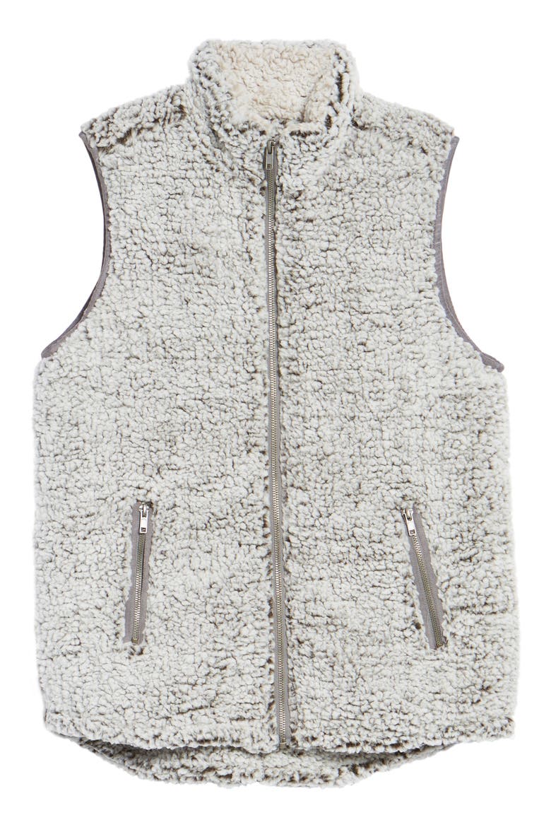 Arctic Fleece Vest, Alternate, color, CHARCOAL
