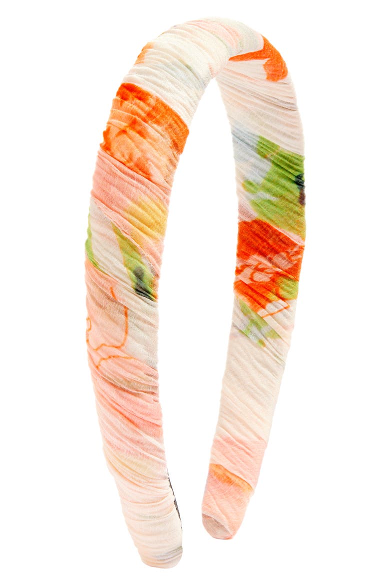 Corrina Headband, Main, color, ORANGE MULTI
