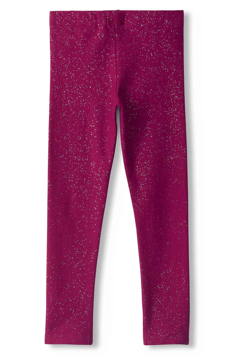 Kids' Radiance Glitter Leggings, Alternate, color, RASPBERRY RADIANCE