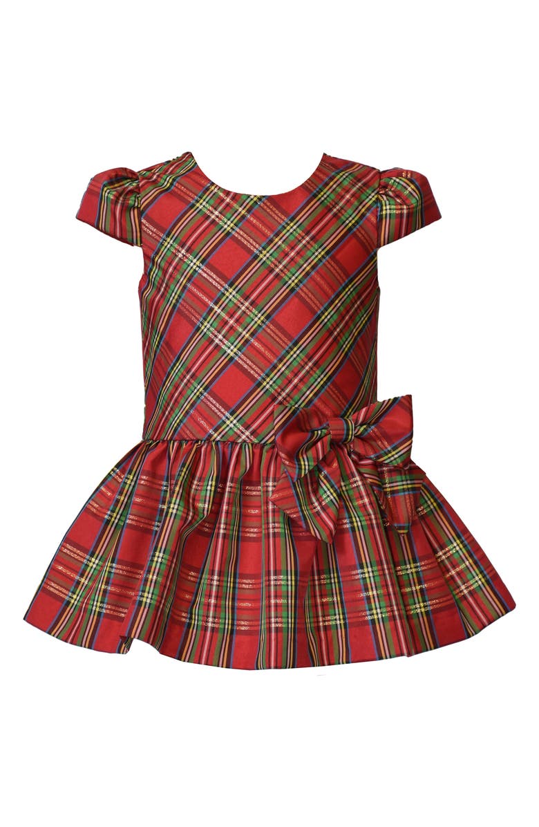 Iris & Ivy Plaid Dress & Coat Set, Alternate, color, Navy