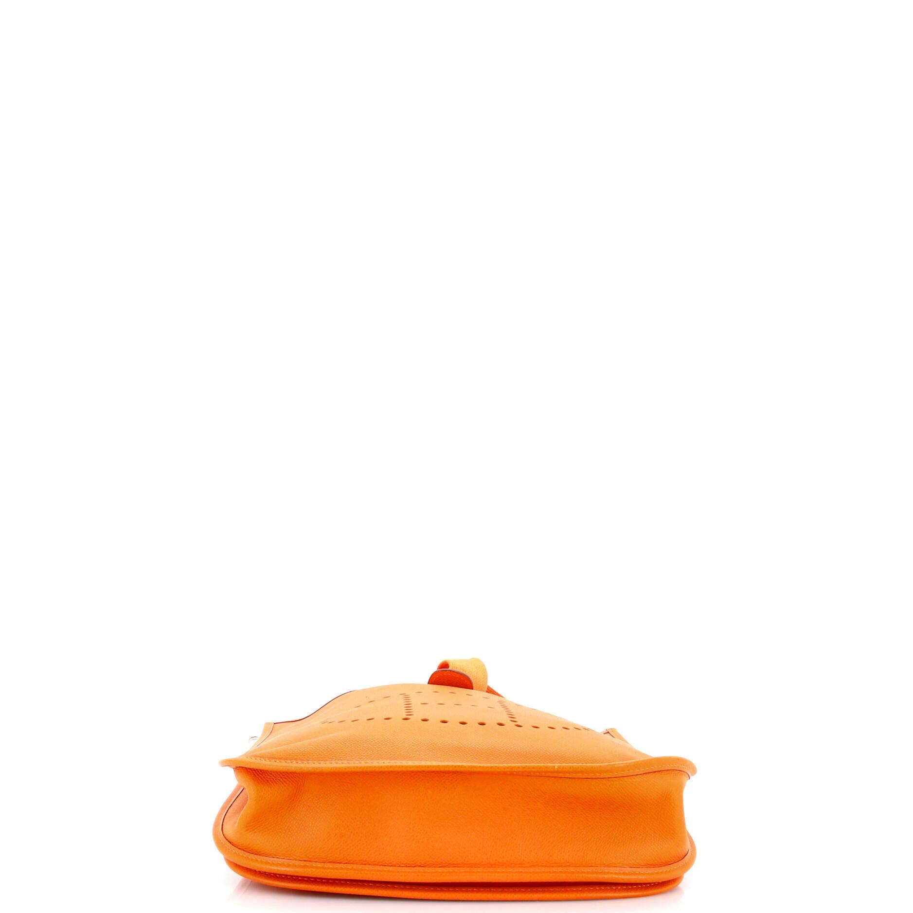 Pre-Owned Hermes Evelyne Bag Gen II Epsom PM, Alternate, color, Orange H
