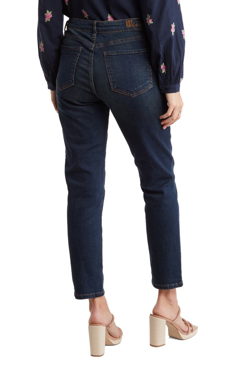 KUT from the Kloth Katy High Rise Ankle Jeans, Alternate, color, Ayana