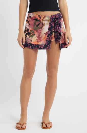 Sun Soaked Sarong Miniskort