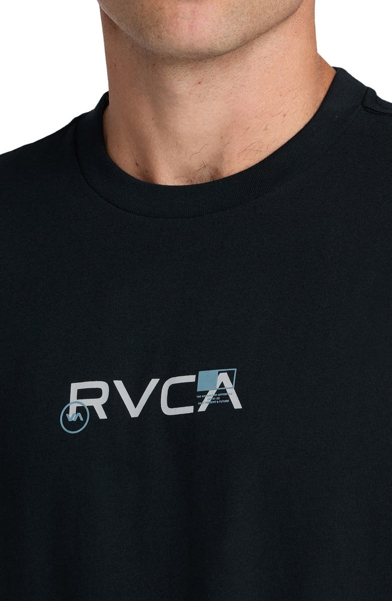 RVCA Small Icons Cotton Graphic T-Shirt, Alternate, color, Black