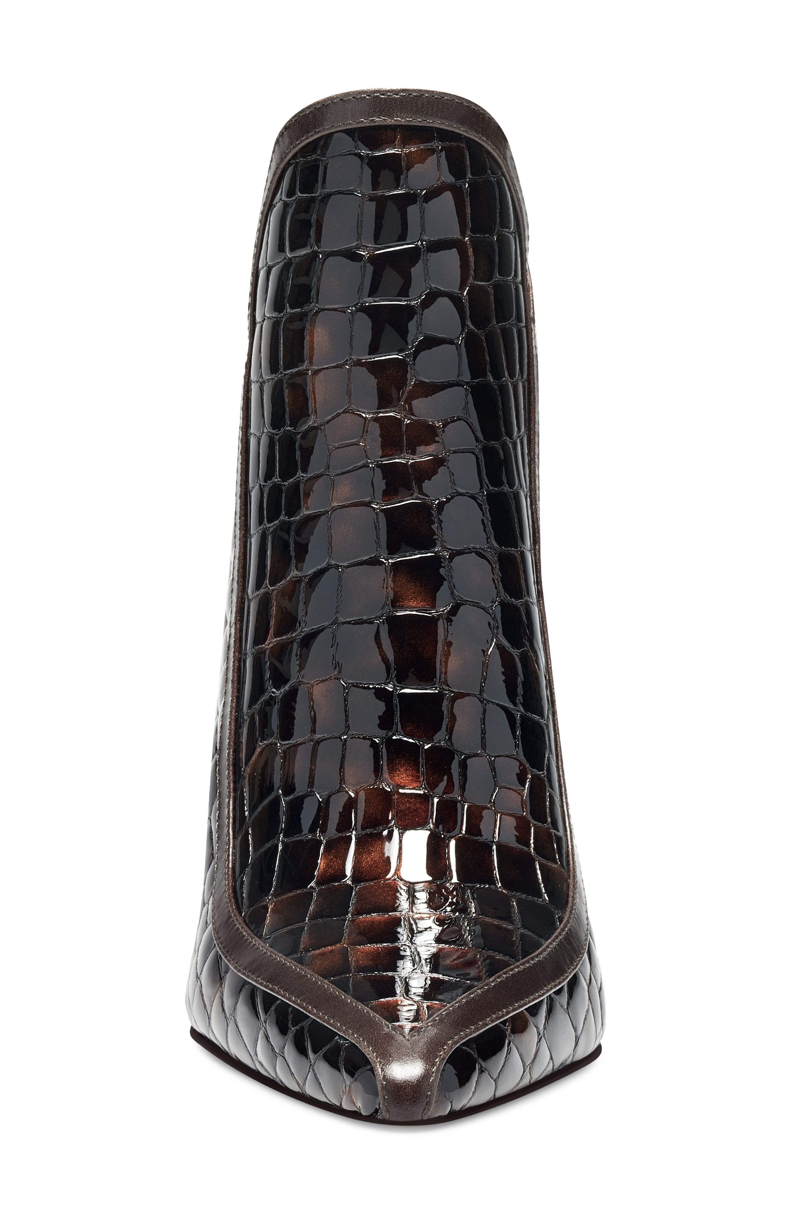 Viveca Pointed Toe Bootie, Alternate, color, TORTOISE/ FUDGE