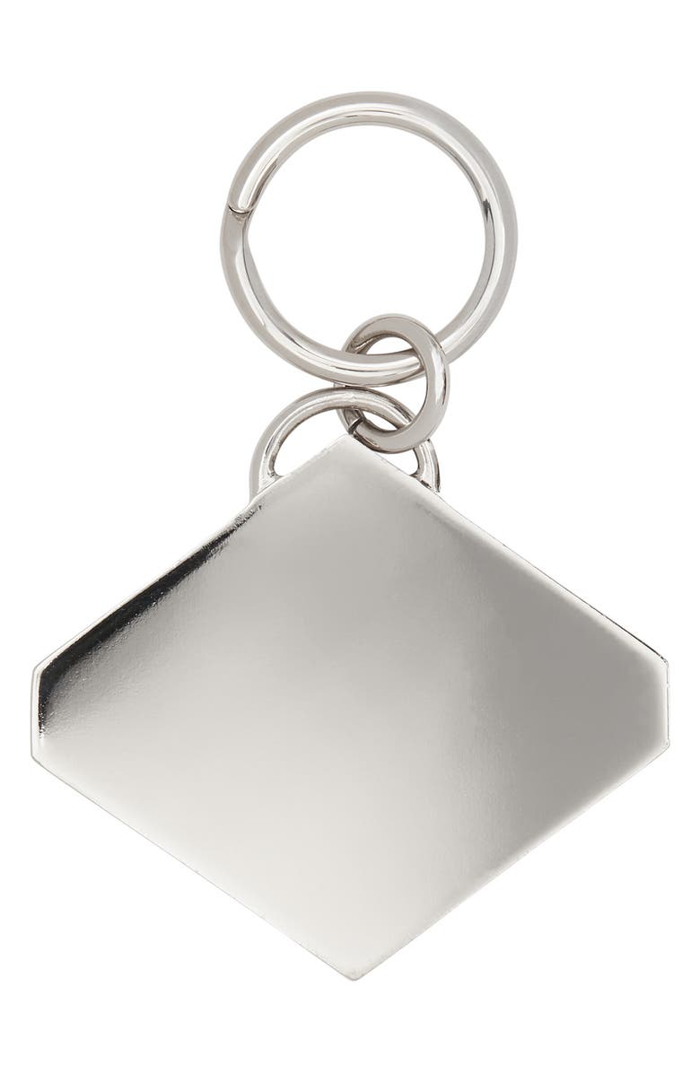 Burberry TB Logo Rhombus Key Ring, Alternate, color, 