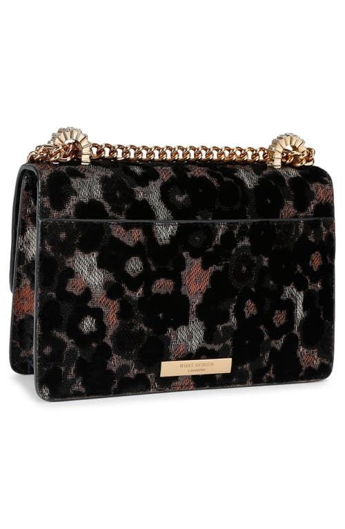 Kurt Geiger London Small Shoreditch Crystal Bow Crossbody Bag In Gray