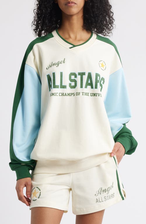 THE MAYFAIR GROUP THE MAYFAIR GROUP ANGEL ALL-STARS SPORT V-NECK SWEATSHIRT