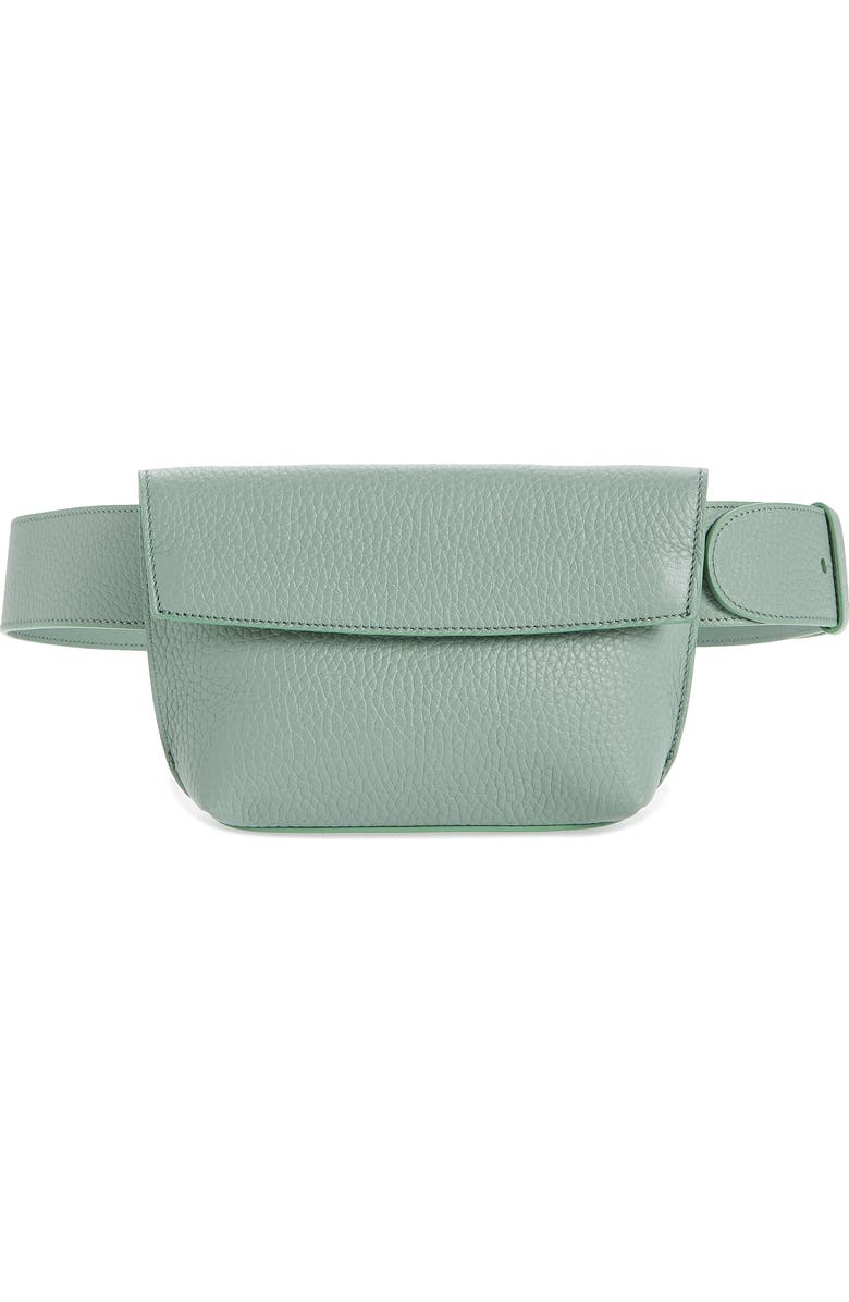 Yvonne Koné Yari Leather Belt Bag, Main, color, Minty