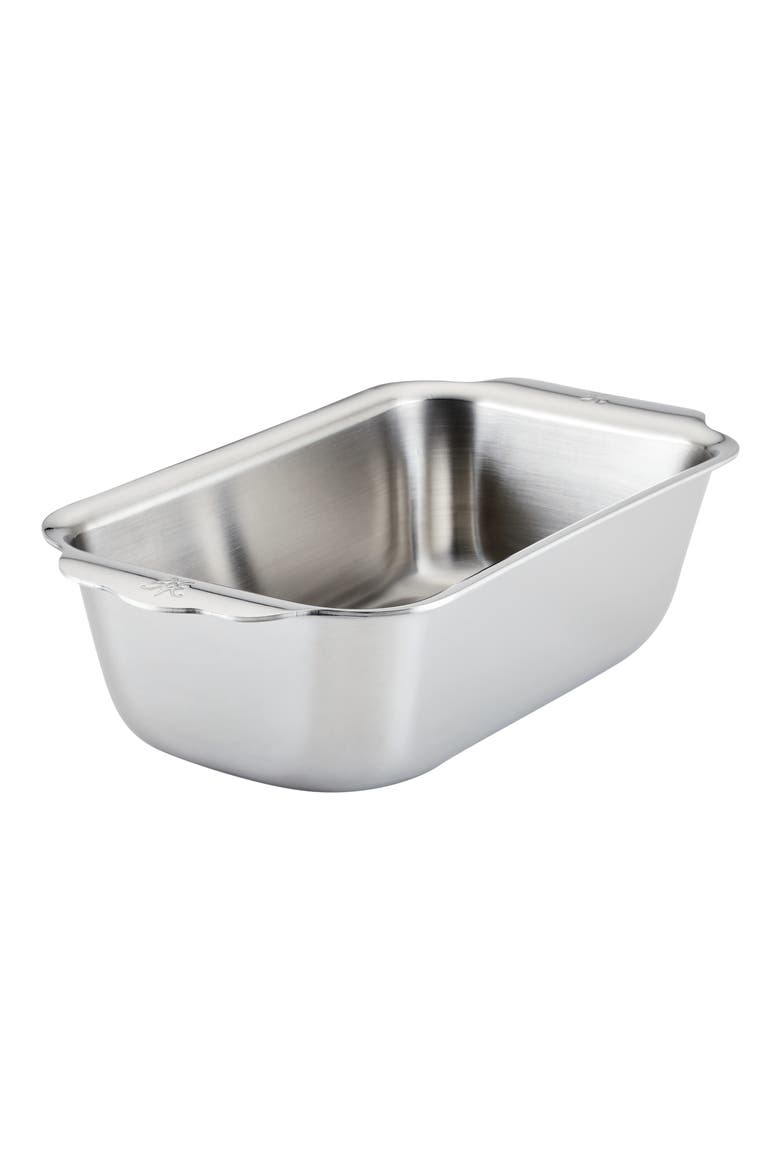 OvenBond Tri-Ply Clad 9" x 5" Loaf Pan, Main, color, SILVER