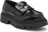 Roberto Cavalli Leather Lug Sole Penny Loafer