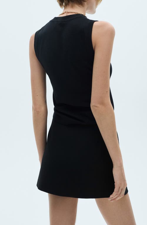 Mango Side Button Miniskirt