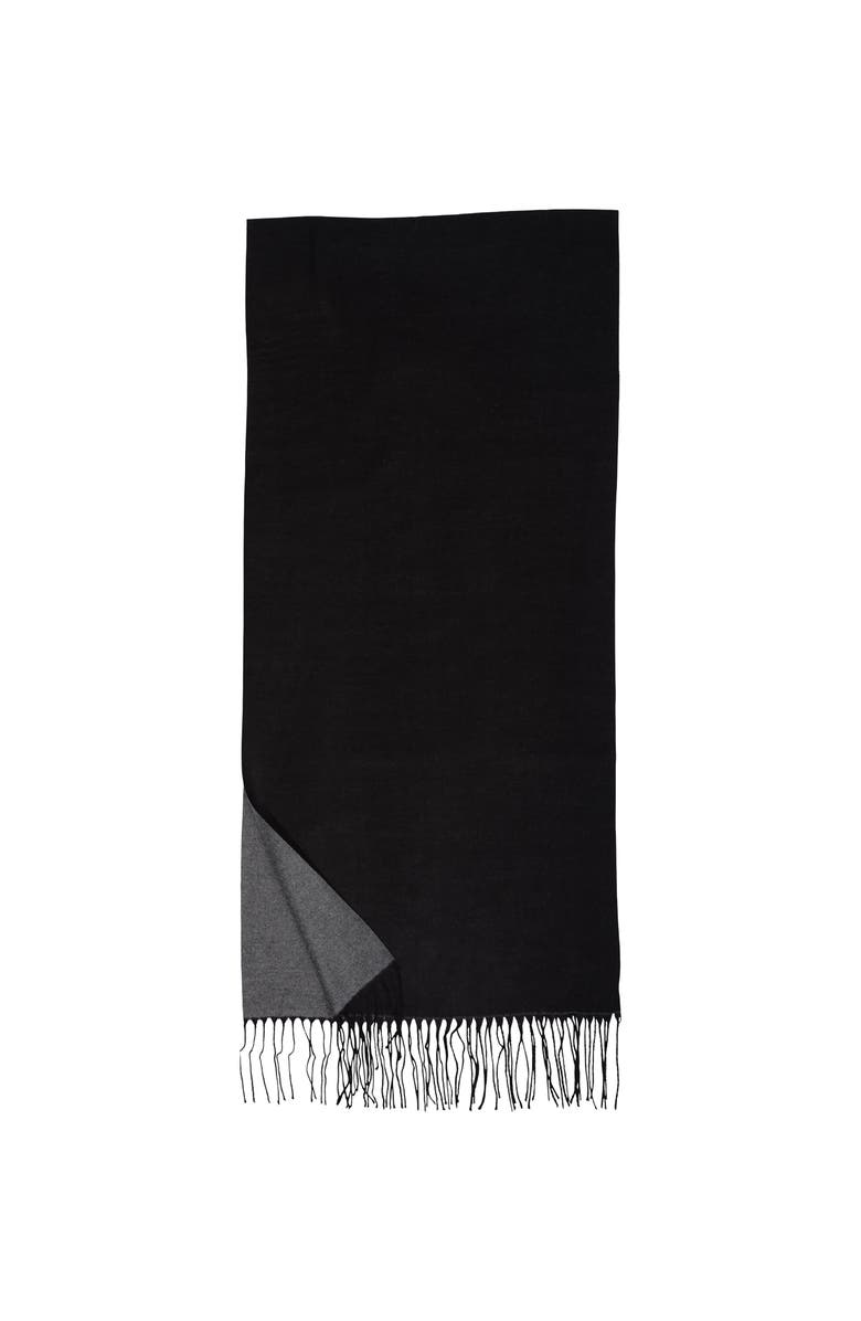 Echo Double Face Scarf, Main, color, Black