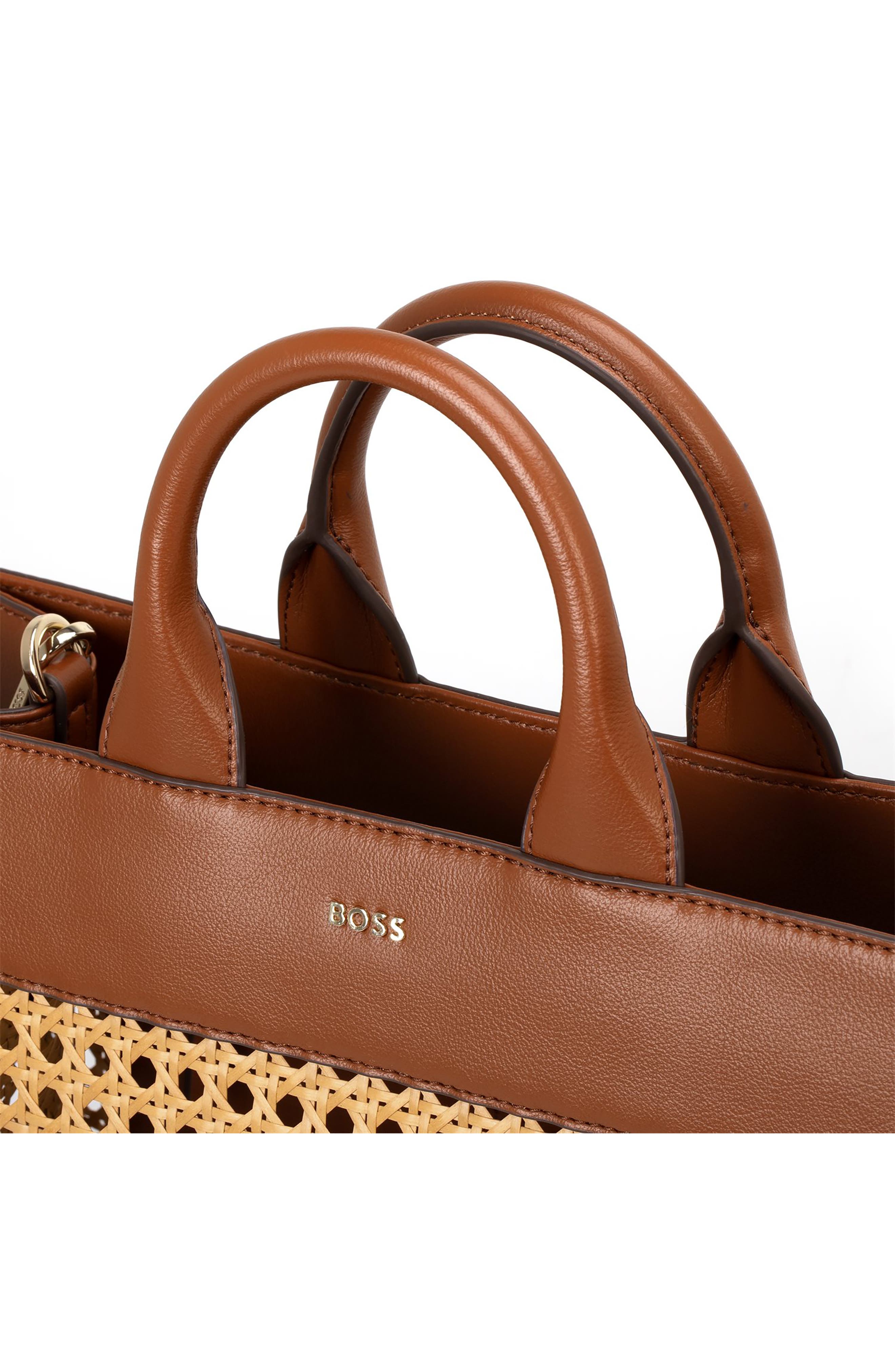 BOSS Sandy Woven Tote, Alternate, color, Natural