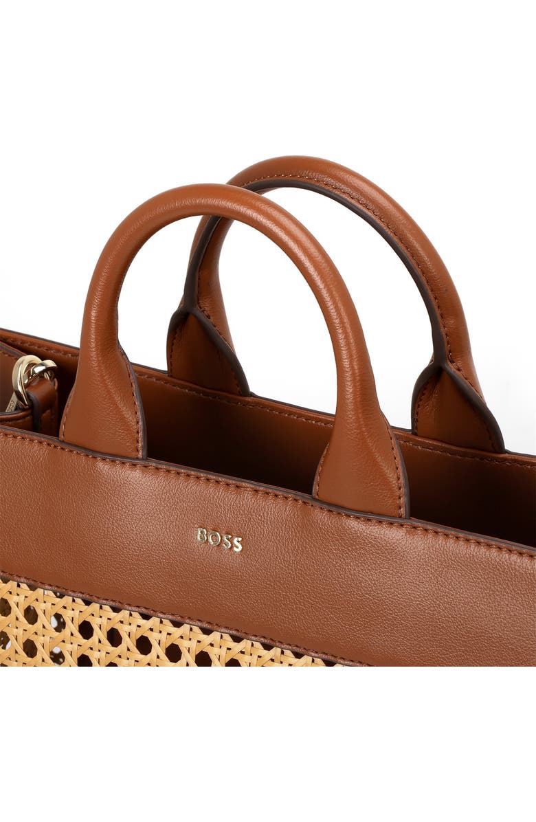 BOSS Sandy Woven Tote, Alternate, color, Natural