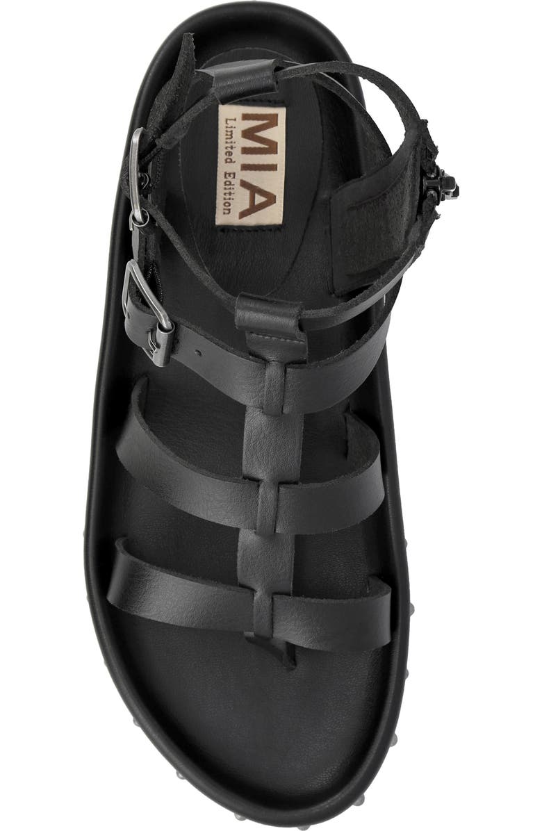 MIA Limited Edition Zahara Gladiator Sandal, Alternate, color, Black