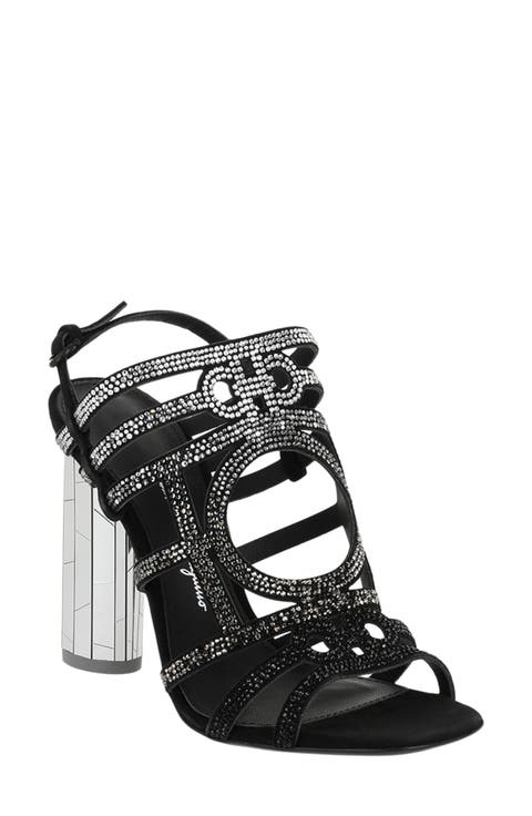 Crystal Heel Sandal (Women)