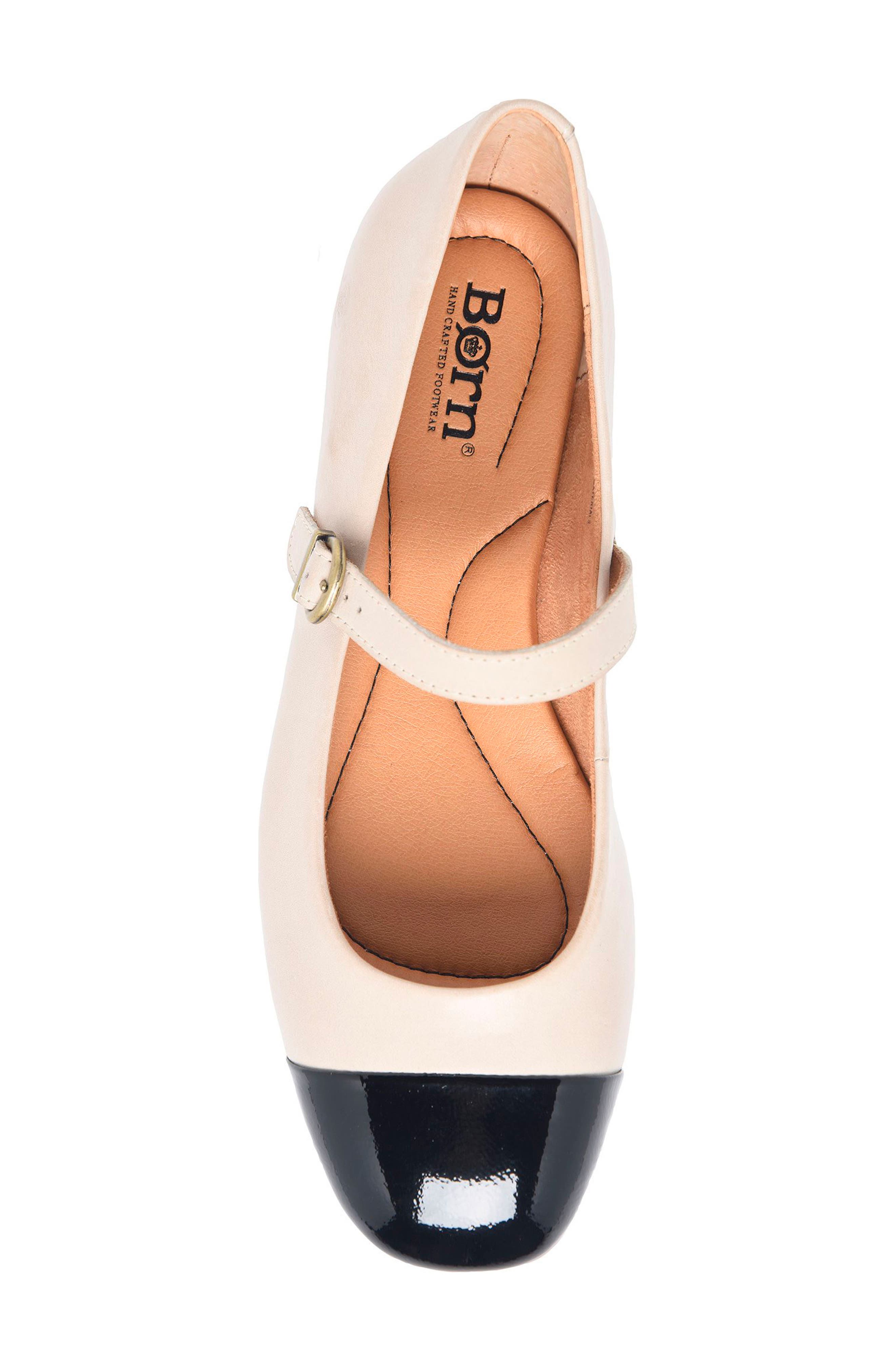 Børn Batti Mary Jane Flat, Alternate, color, Cream