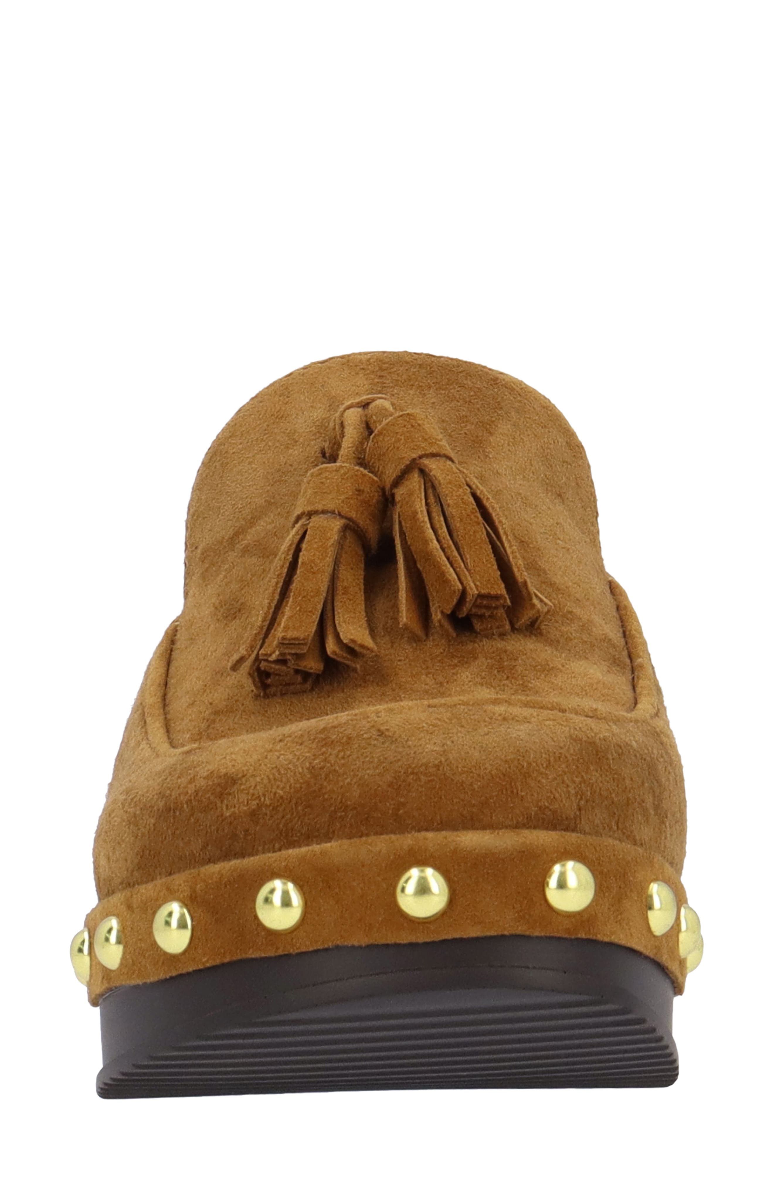 Gracen Platform Loafer Mule, Alternate, color, COFFEE