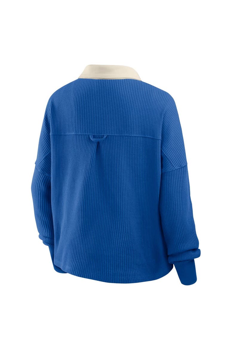Women's Fanatics Royal Dallas Cowboys Oversized Hometown Premium Thermal Long Sleeve Shirt, Alternate, color, Royal