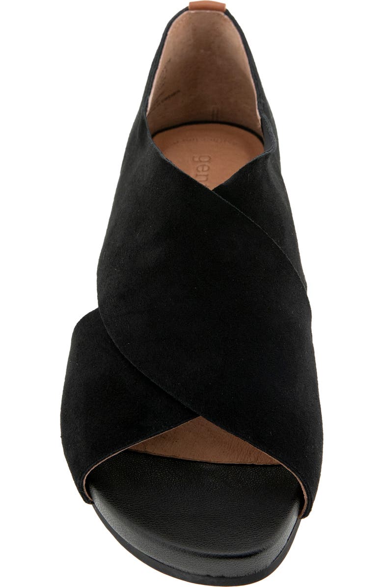 Gentle Souls Gainey Hidden Wedge Sandal, Alternate, color, Black Suede