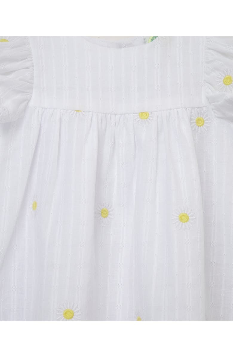 Little Me Daisy Texture Top, Shorts & Headband, Alternate, color,