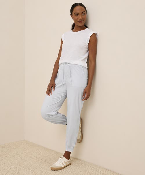 Pact Organic Cotton Monterey Poplin Jogger In White