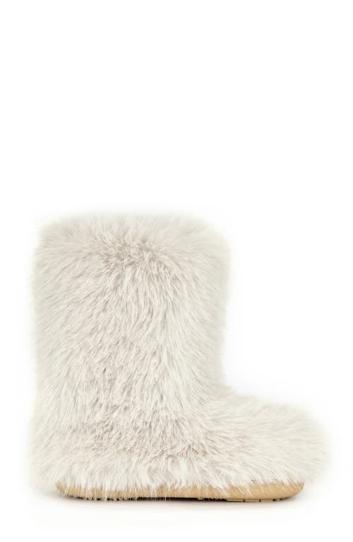 Azalea Wang Dipa Faux Fur Bootie In White