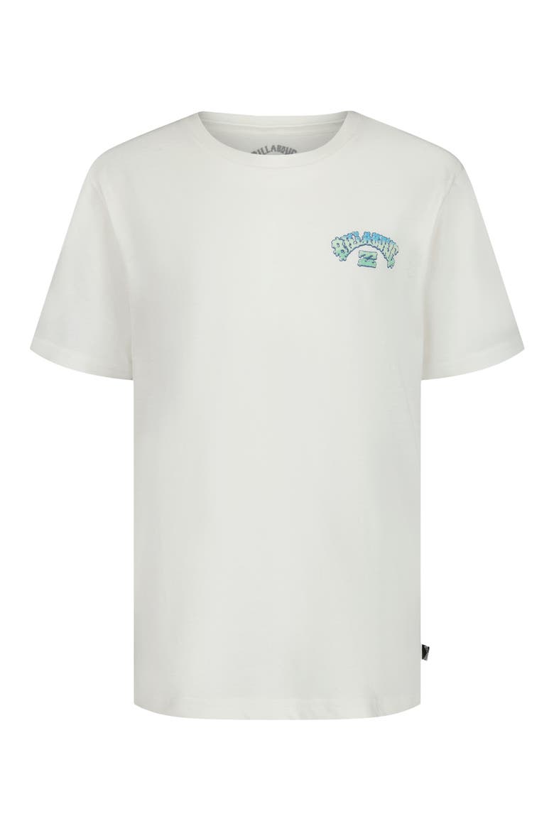 Kids' Arch Wax Logo Graphic T-Shirt, Main, color, OFF WHITE