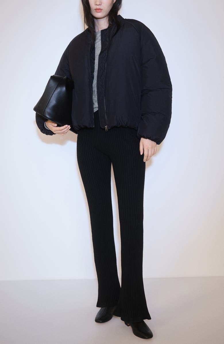 MANGO Pointelle Long Sleeve T-Shirt, Alternate, color,