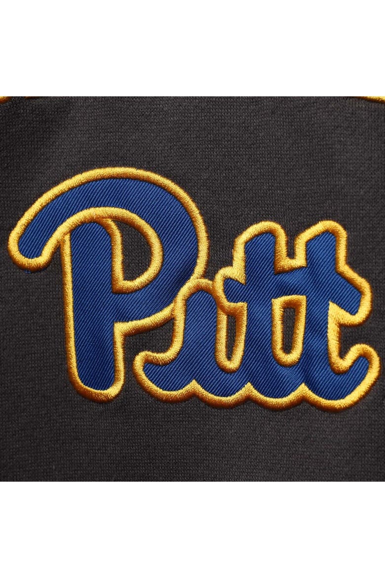 Men's Colosseum Charcoal Pitt Panthers Arch & Logo Sweatshirt, Alternate, color, Charcoal
