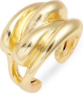 Karine Sultan Molten Curve Bubble Ring