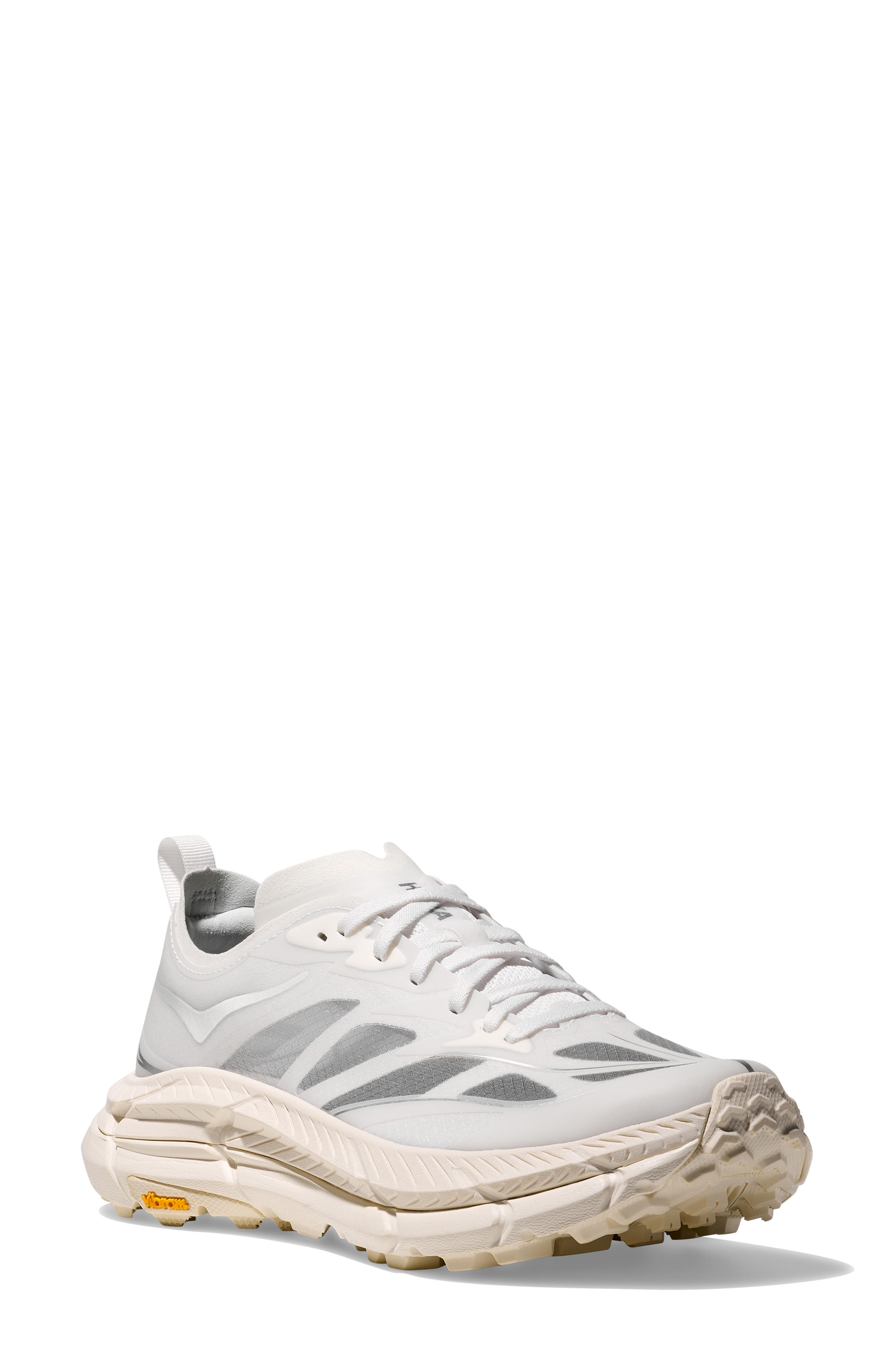 HOKA Mafate Speed 4 Lite Sneaker, Main, color, Frost / Cosmic Grey