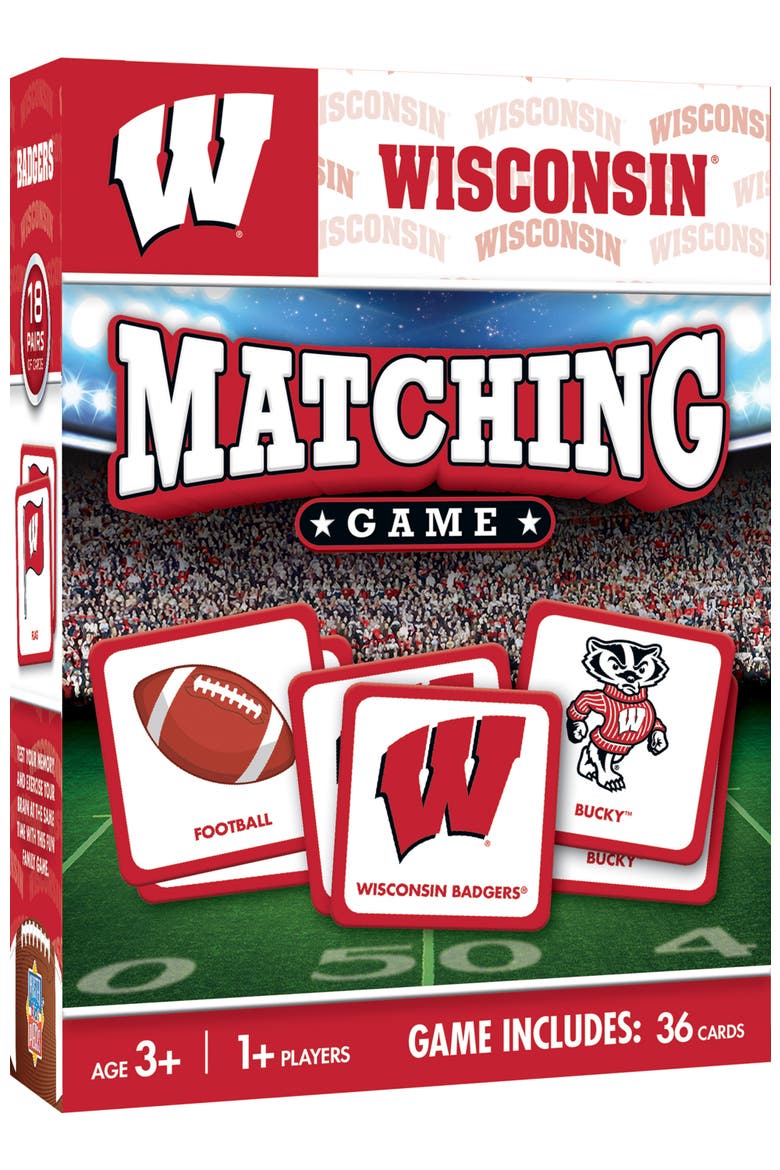 Wisconsin Badgers Matching Game, Main, color, Multicolor