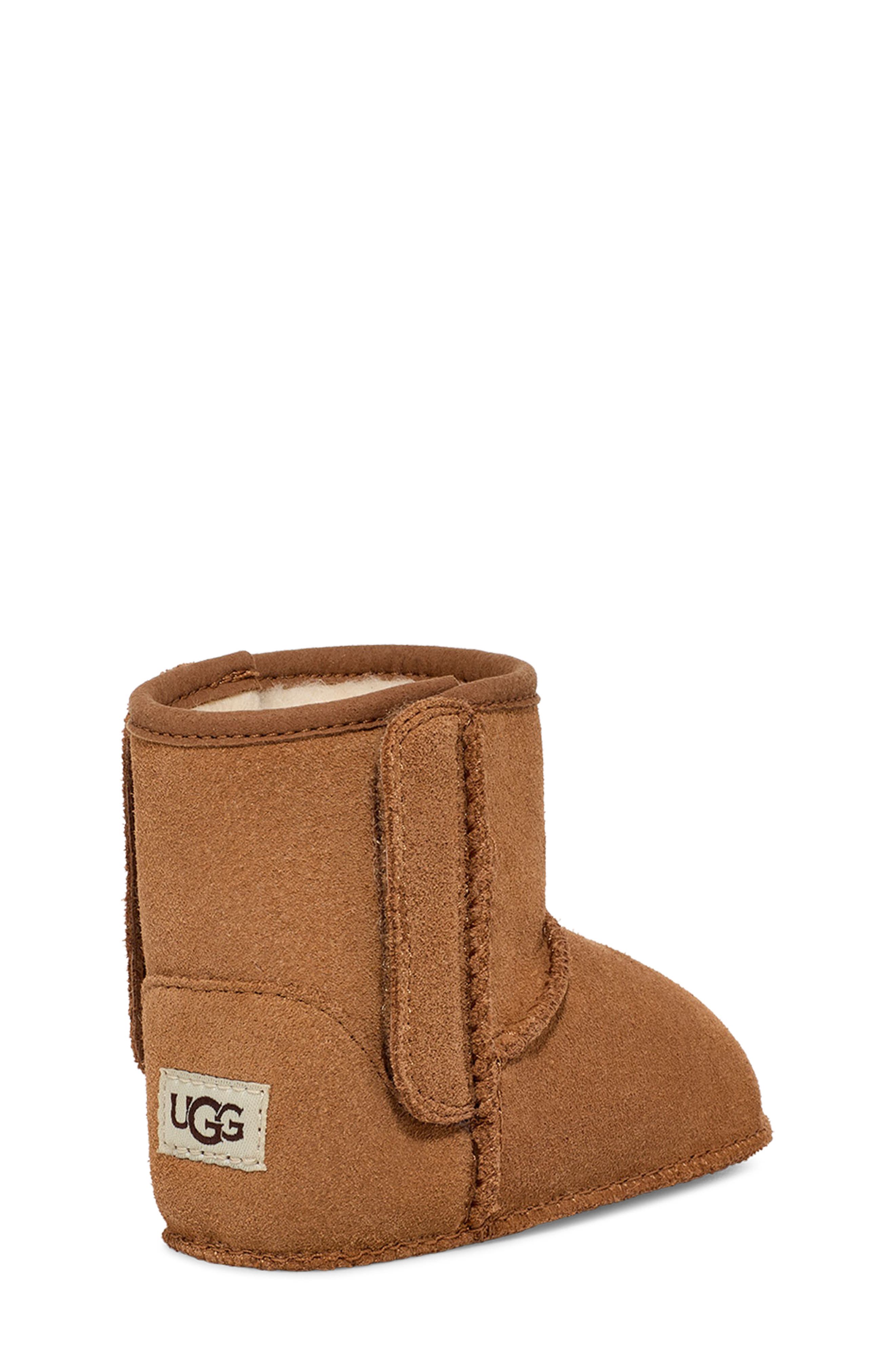 UGG<sup>®</sup> Classic Bootie & Lovey Blanket Set, Alternate, color, Chestnut