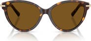 Tiffany & Co. 56mm Polarized Cat Eye Sunglasses