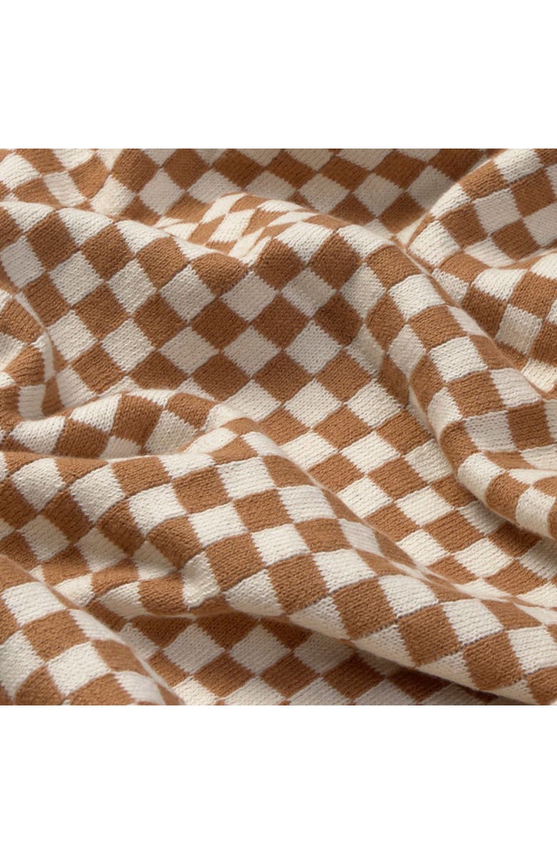 Lorena Canals Knitted Blanket Tiles, Alternate, color, Natural/Toffee