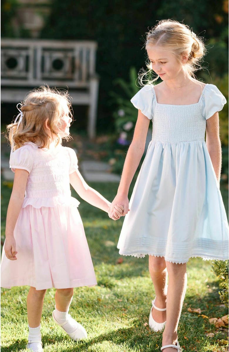 Hope & Henry Girls' Organic Sateen Flower Girl Dress, Toddler, Alternate, color,