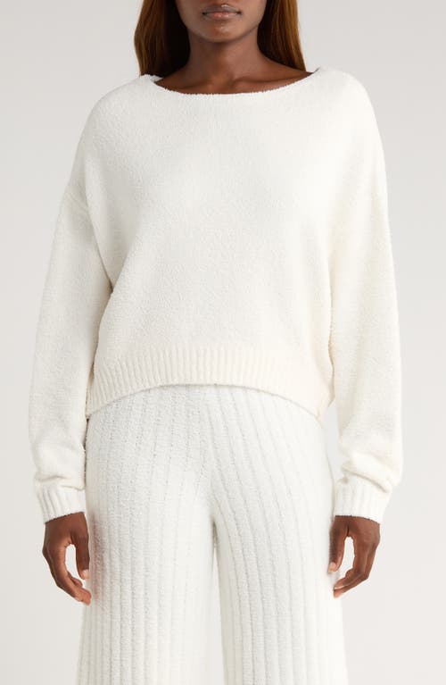 Ugg(r) Novalie Slouchy Pullover Lounge Sweater In White