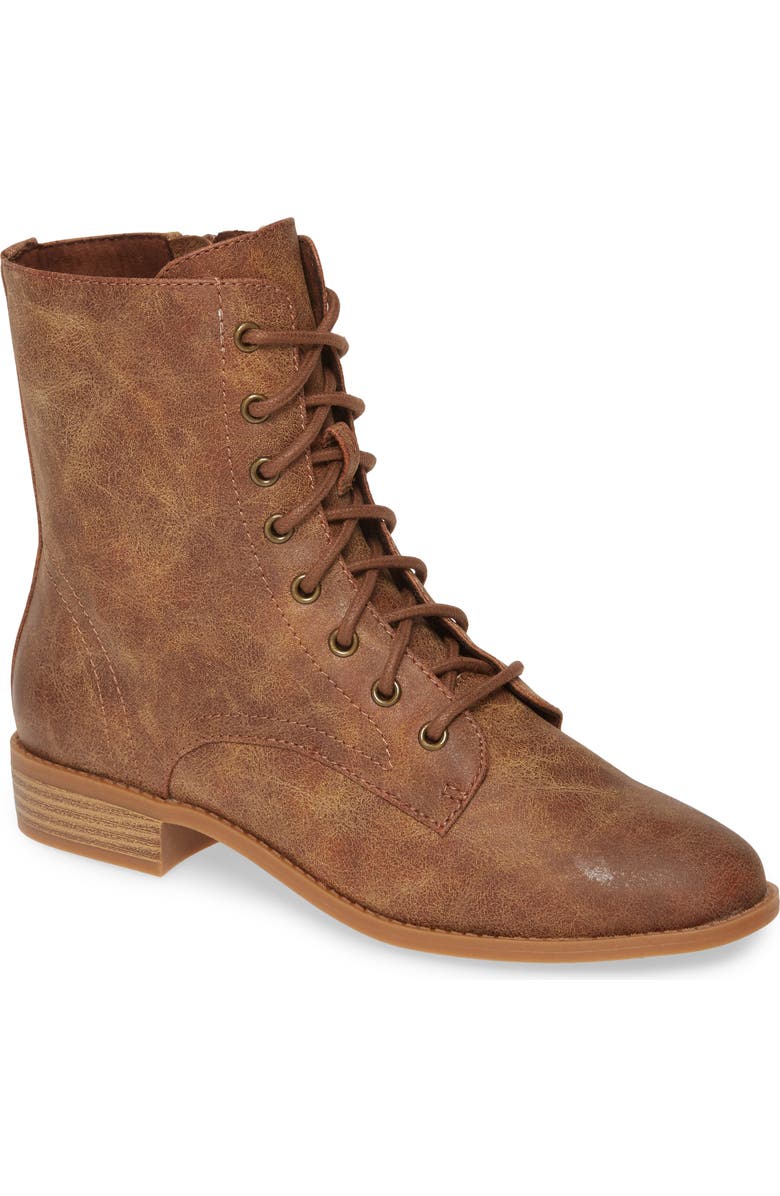 BC Footwear Girl Power Vegan Lace-Up Boot, Main, color,