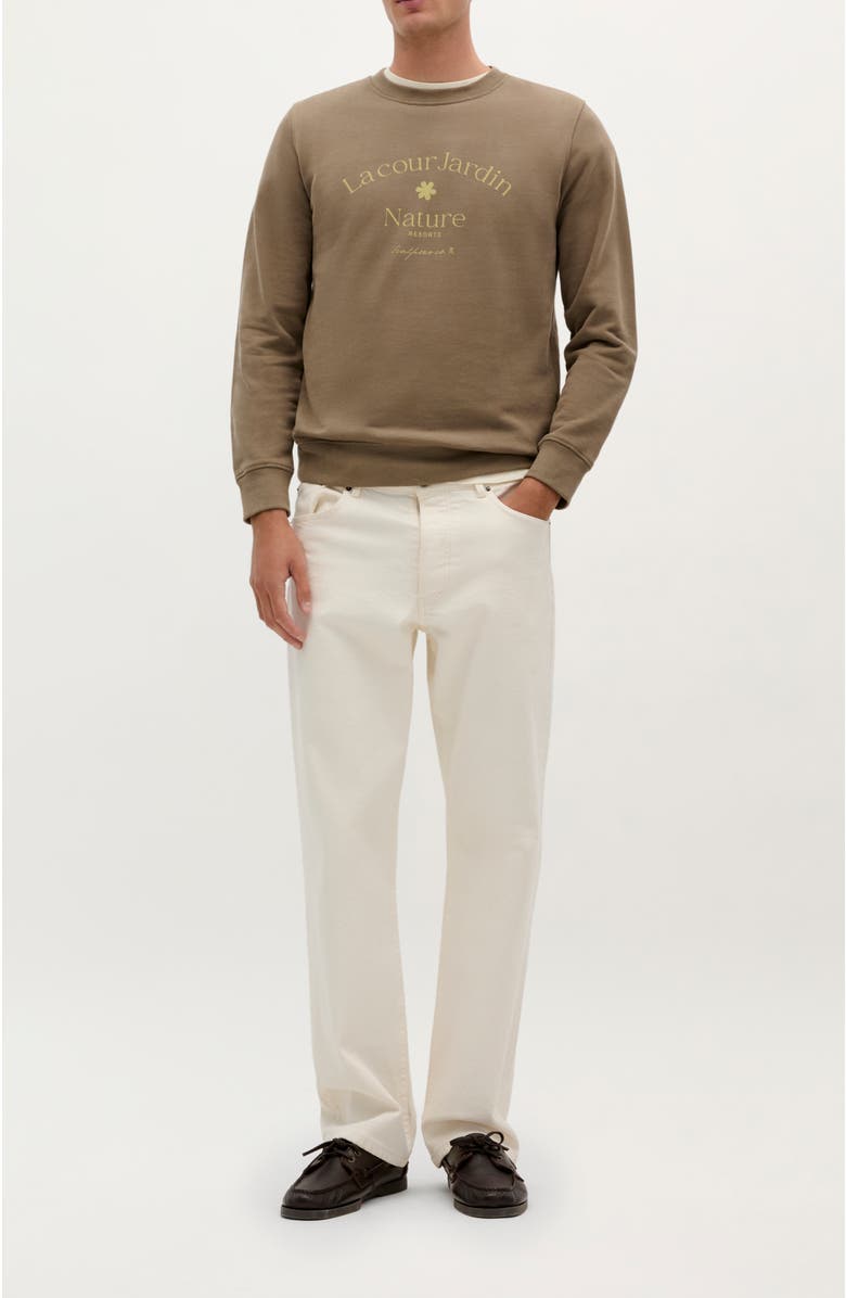 Scalpers Jardin Sweater, Alternate, color, Khaki