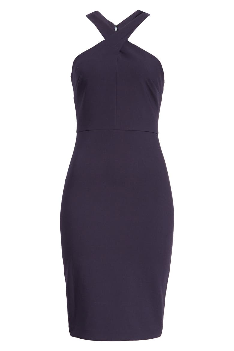 Carolyn Halter Sheath Dress, Alternate, color, NAVY