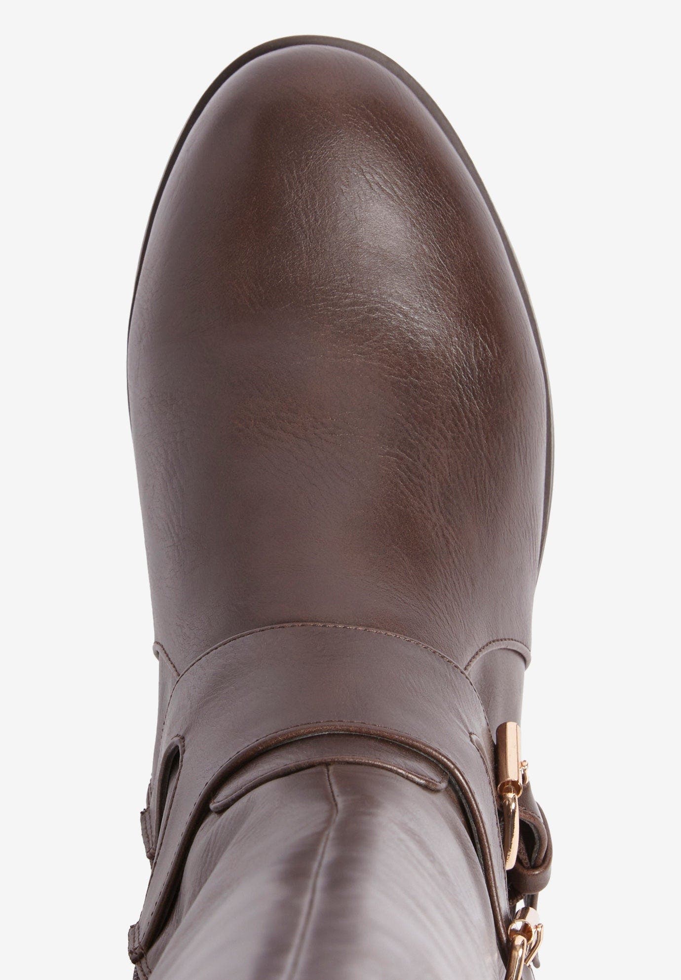 The Whitley Wide Calf Boot, Alternate, color, BROWN