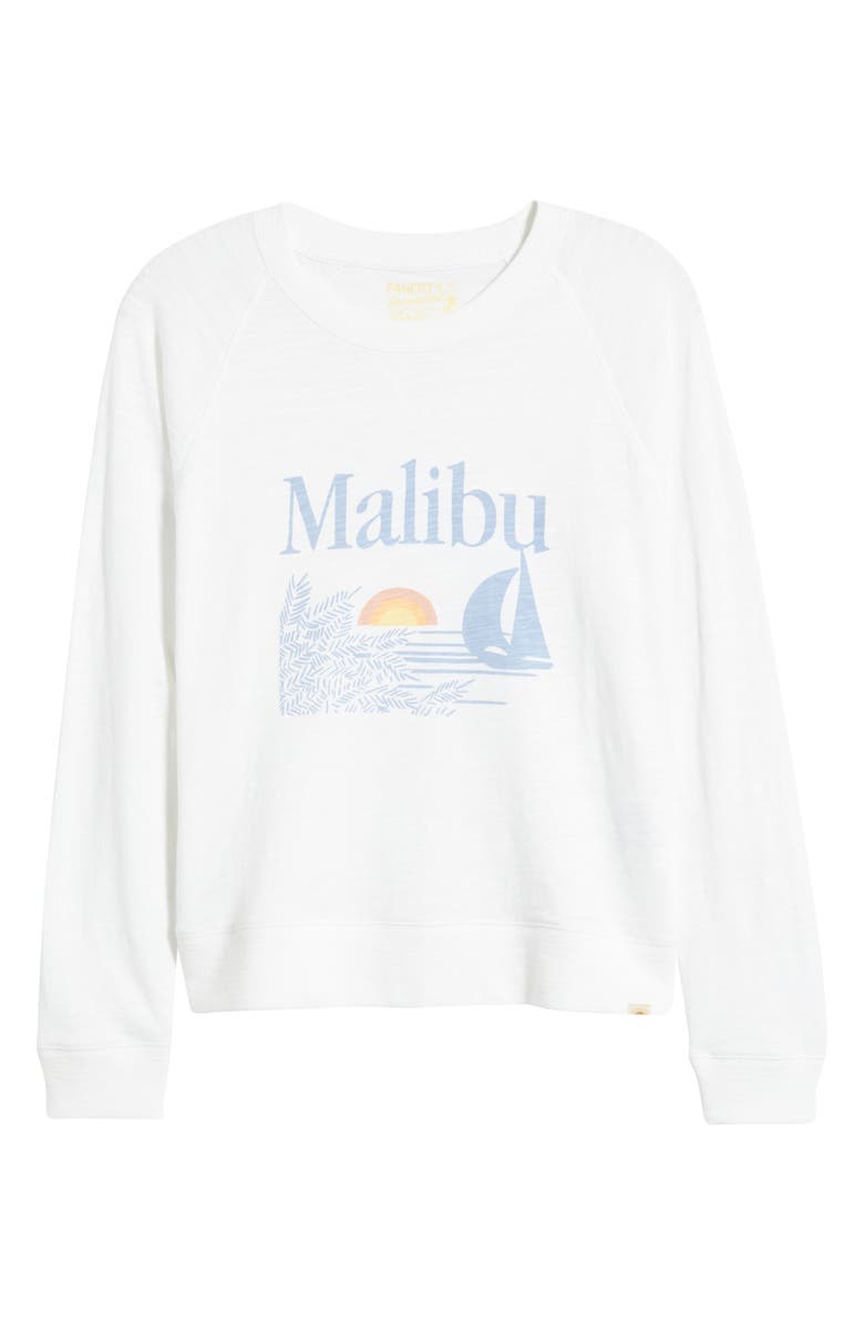 Faherty Malibu Slubbed Crewneck Sweatshirt, Alternate, color,