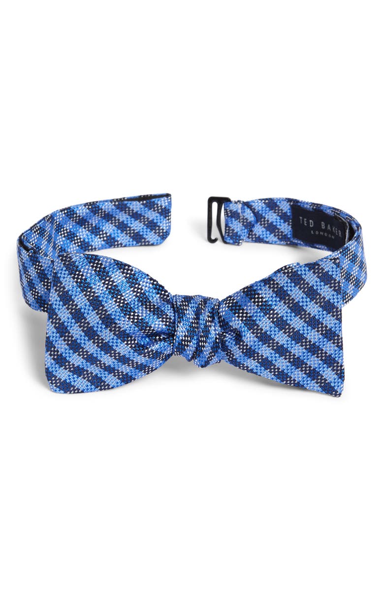 Ted Baker London Check Silk Bow Tie, Main, color,
