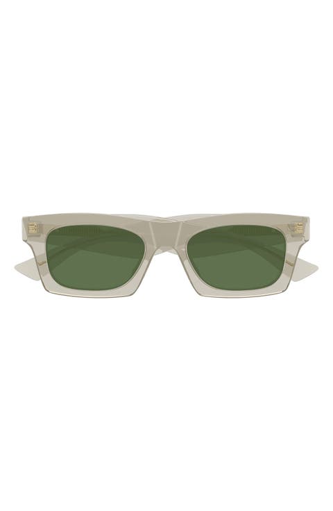 51mm Rectangular Sunglasses
