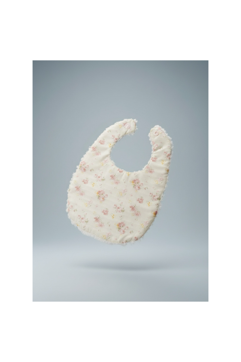 Layette Bib, Alternate, color, Pressed Petal